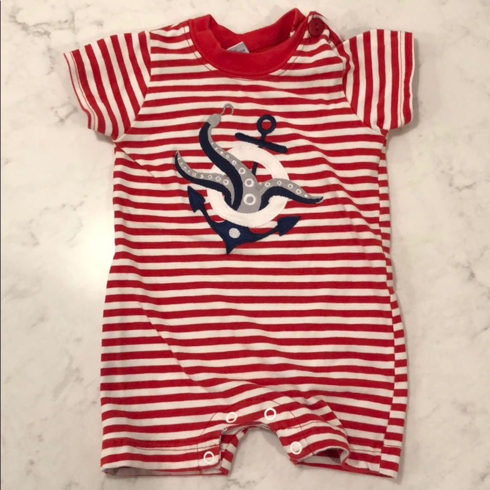 3 month summer romper